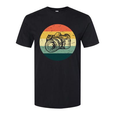 Vintage Camera Photographer Photography Gifts Retro Style Softstyle CVC T-Shirt