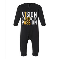 Vision Creativity Passion Infant Fleece One Piece