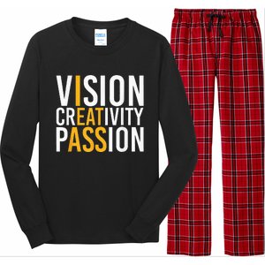 Vision Creativity Passion Long Sleeve Pajama Set