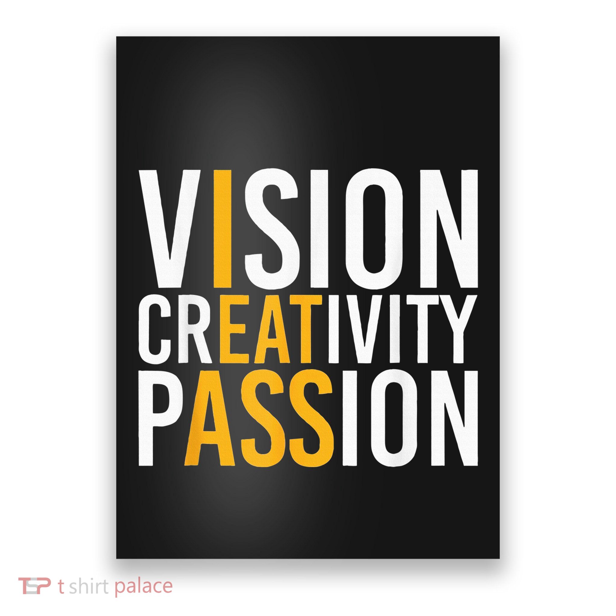 Vision Creativity Passion Poster