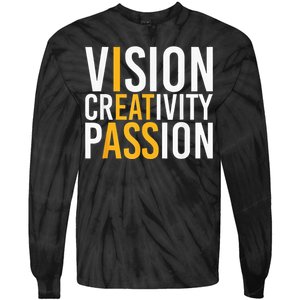 Vision Creativity Passion Tie-Dye Long Sleeve Shirt