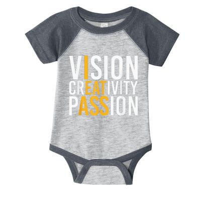 Vision Creativity Passion Infant Baby Jersey Bodysuit