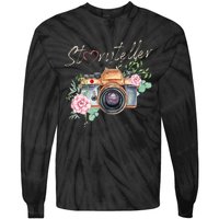 Vintage Camera Photography Lover Photographer Tie-Dye Long Sleeve Shirt