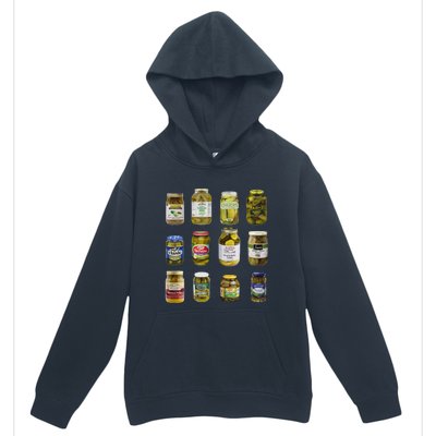 Vintage Canned Pickles Retro Canning Season Canned Pickles Urban Pullover Hoodie