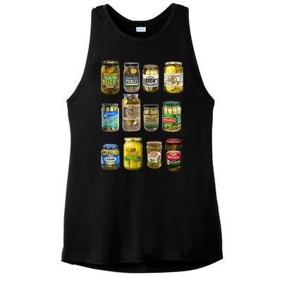 Vintage Canned Pickles Pickle Lovers Homemade Pickles Ladies PosiCharge Tri-Blend Wicking Tank