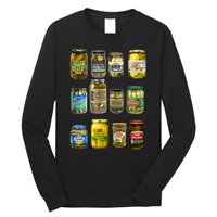 Vintage Canned Pickles Pickle Lovers Homemade Pickles Long Sleeve Shirt