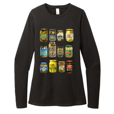 Vintage Canned Pickles Pickle Lovers Homemade Pickles Womens CVC Long Sleeve Shirt