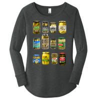 Vintage Canned Pickles Pickle Lovers Homemade Pickles Women's Perfect Tri Tunic Long Sleeve Shirt