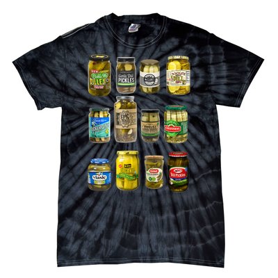 Vintage Canned Pickles Pickle Lovers Homemade Pickles Tie-Dye T-Shirt