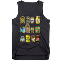 Vintage Canned Pickles Pickle Lovers Homemade Pickles Tank Top