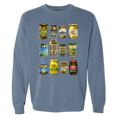 Vintage Canned Pickles Pickle Lovers Homemade Pickles Garment-Dyed Sweatshirt