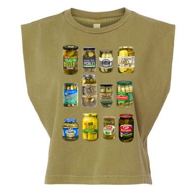 Vintage Canned Pickles Pickle Lovers Homemade Pickles Garment-Dyed Women's Muscle Tee