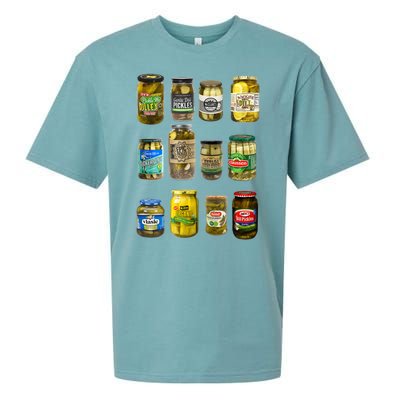 Vintage Canned Pickles Pickle Lovers Homemade Pickles Sueded Cloud Jersey T-Shirt