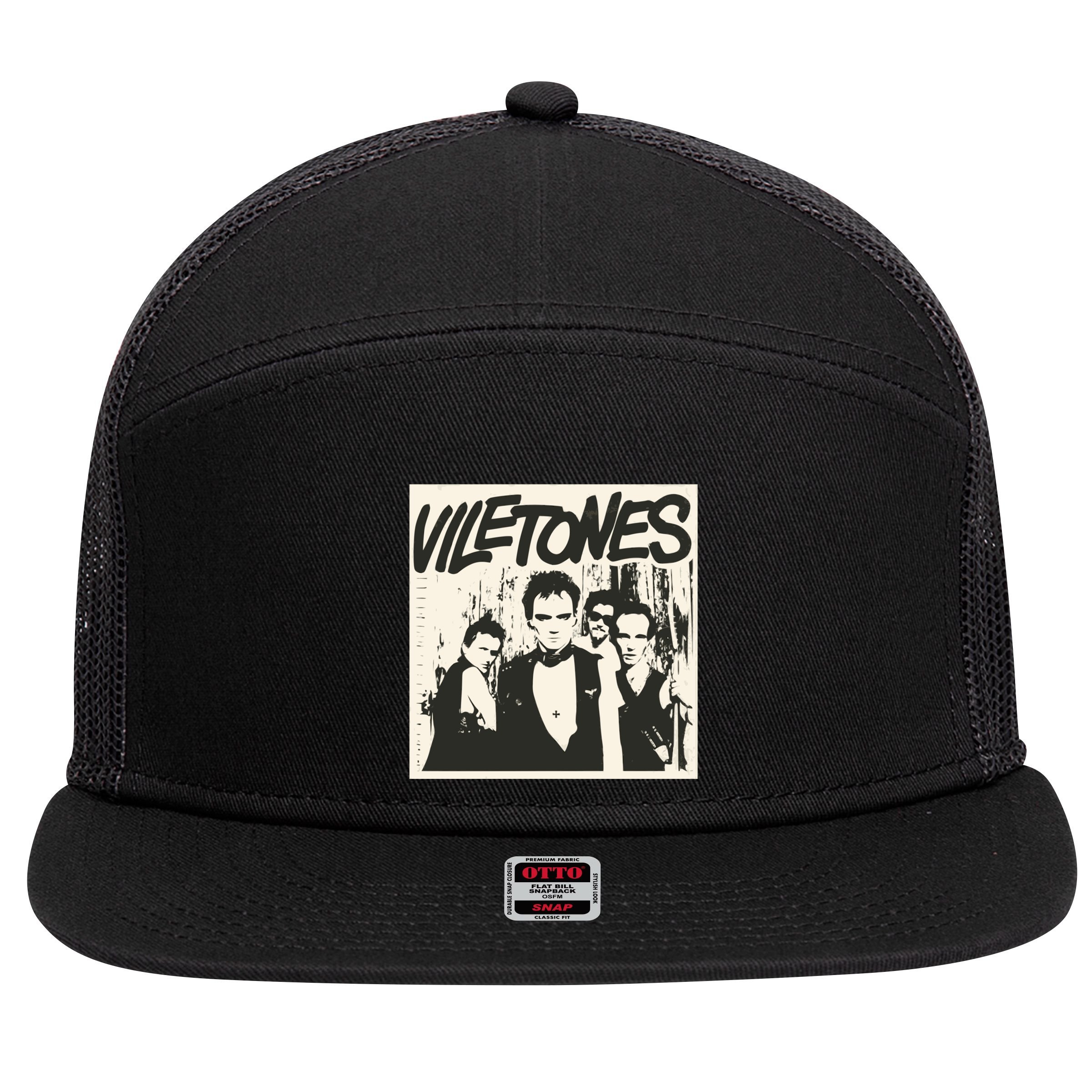 Viletones Canadian Punk 7 Panel Mesh Trucker Snapback Hat