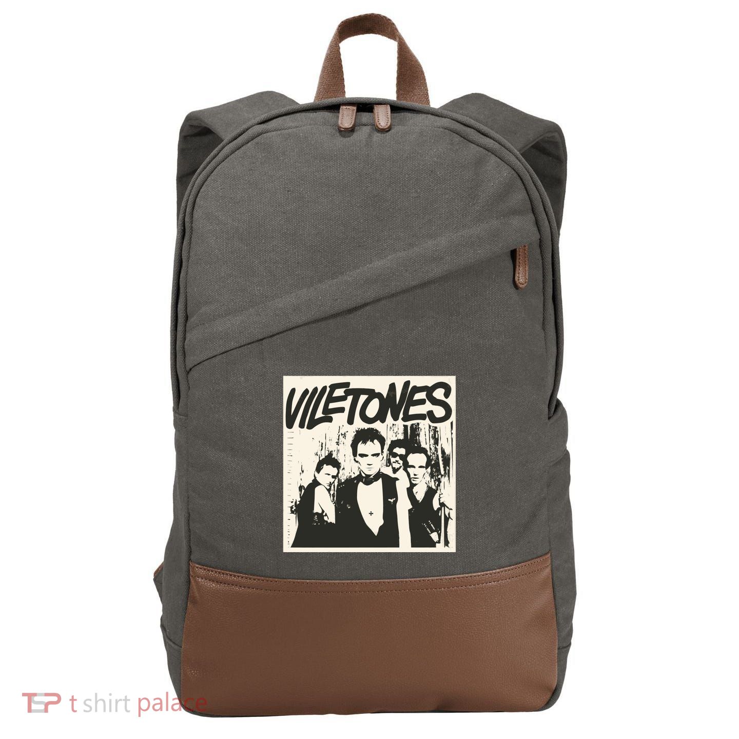 Viletones Canadian Punk Cotton Canvas Backpack