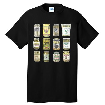 Vintage Canned Pickles Lovers Tall T-Shirt