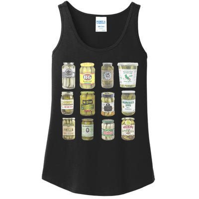 Vintage Canned Pickles Lovers Ladies Essential Tank