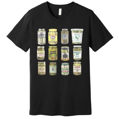 Vintage Canned Pickles Lovers Premium T-Shirt