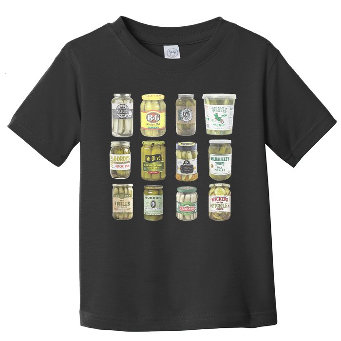 Vintage Canned Pickles Lovers Toddler T-Shirt