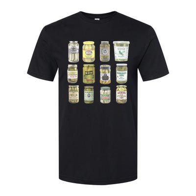 Vintage Canned Pickles Lovers Softstyle CVC T-Shirt