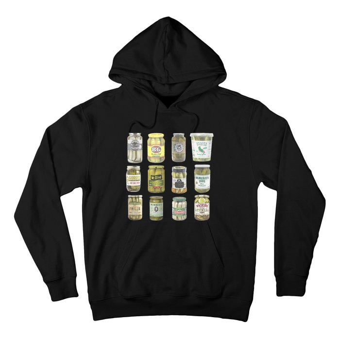 Vintage Canned Pickles Lovers Hoodie