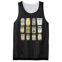 Vintage Canned Pickles Lovers Mesh Reversible Basketball Jersey Tank