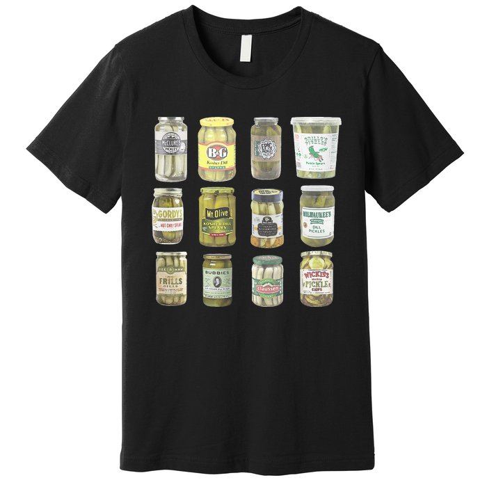 Vintage Canned Pickles Lovers Premium T-Shirt