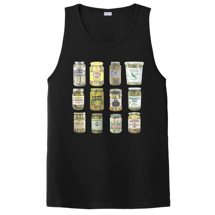 Vintage Canned Pickles Lovers PosiCharge Competitor Tank