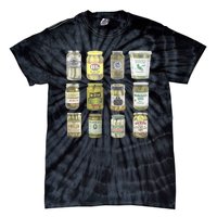 Vintage Canned Pickles Lovers Tie-Dye T-Shirt