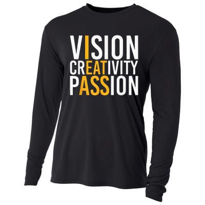 Vision Creativity Passion Cooling Performance Long Sleeve Crew