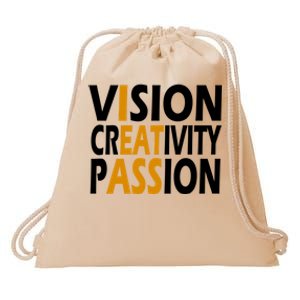 Vision Creativity Passion Funny Humor Drawstring Bag