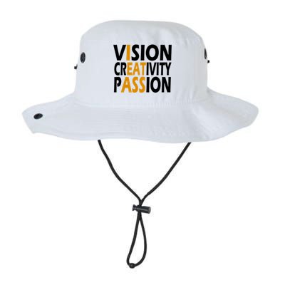 Vision Creativity Passion Funny Humor Legacy Cool Fit Booney Bucket Hat