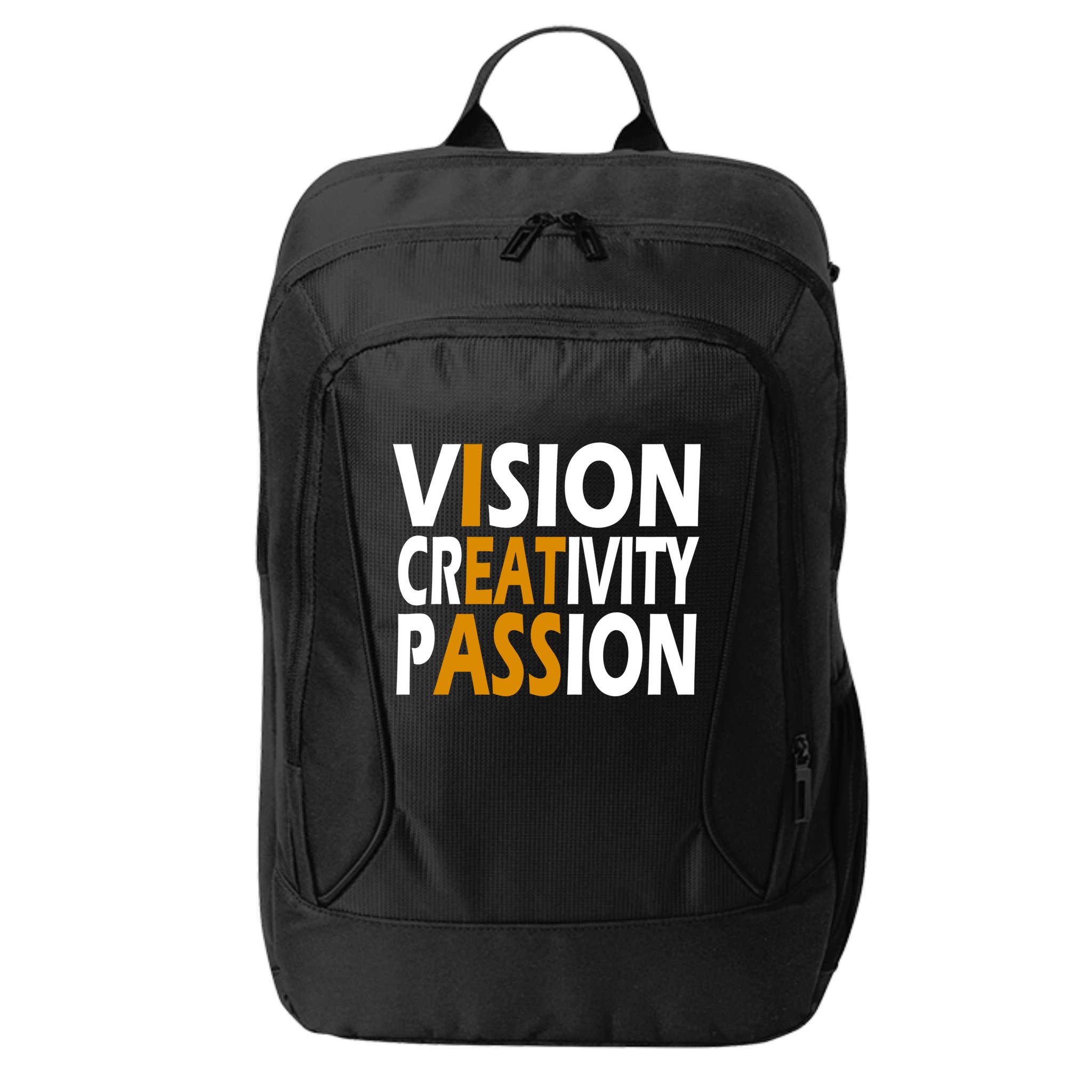 Vision Creativity Passion Funny Humor City Backpack