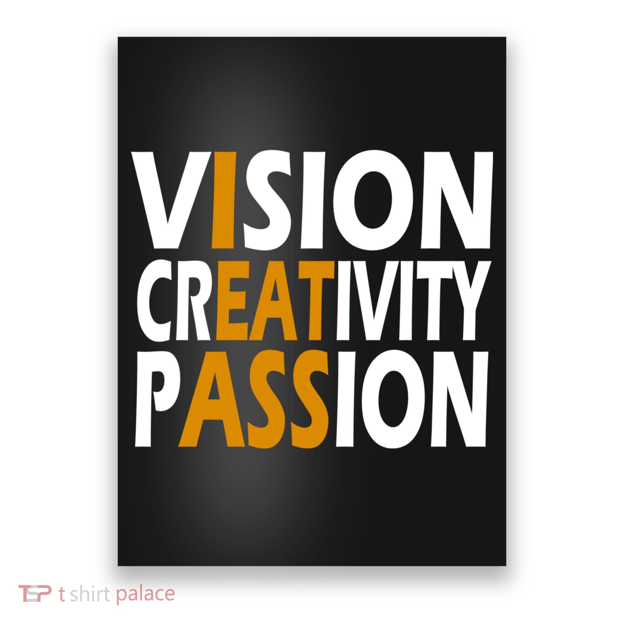 Vision Creativity Passion Funny Humor Poster