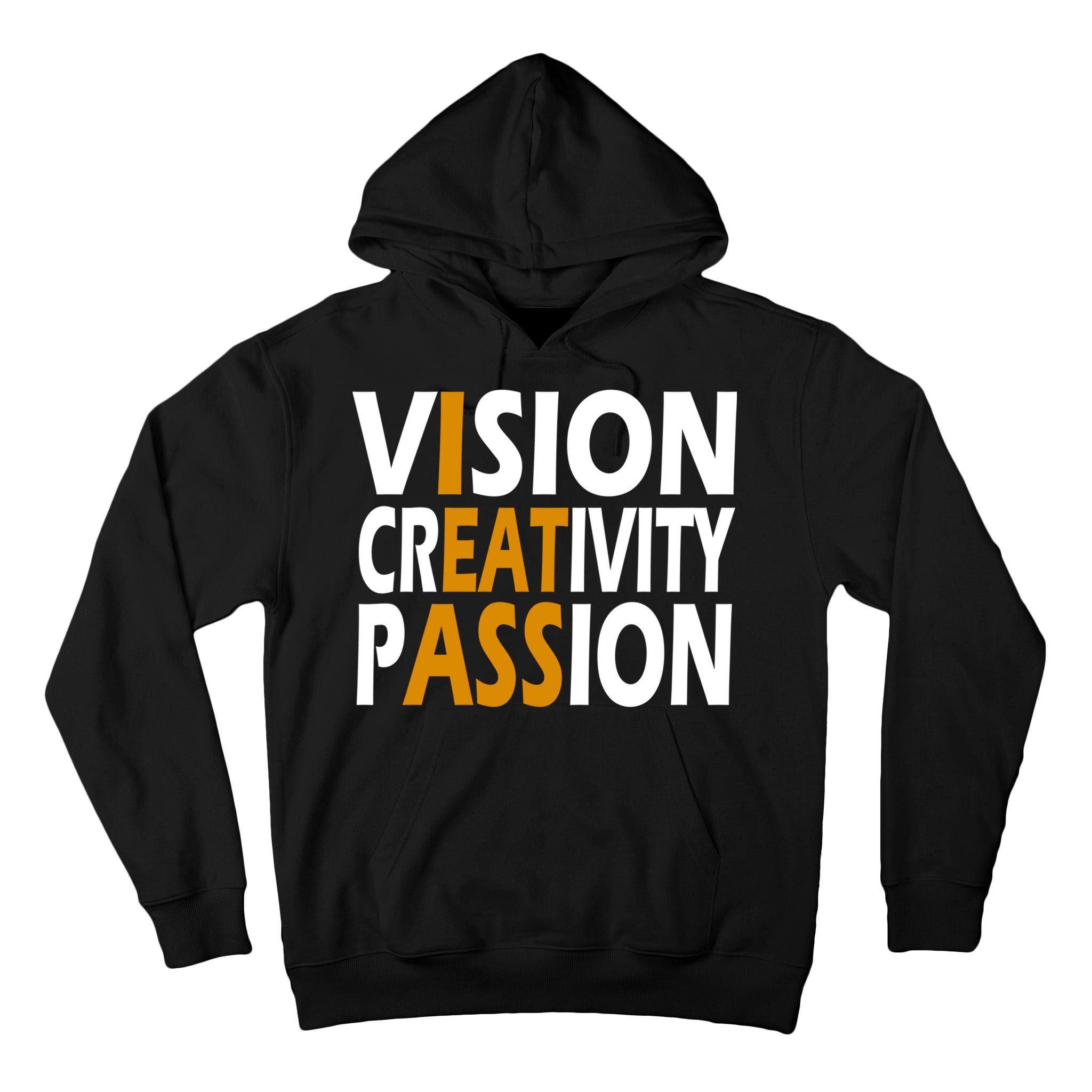 Vision Creativity Passion Funny Humor Tall Hoodie