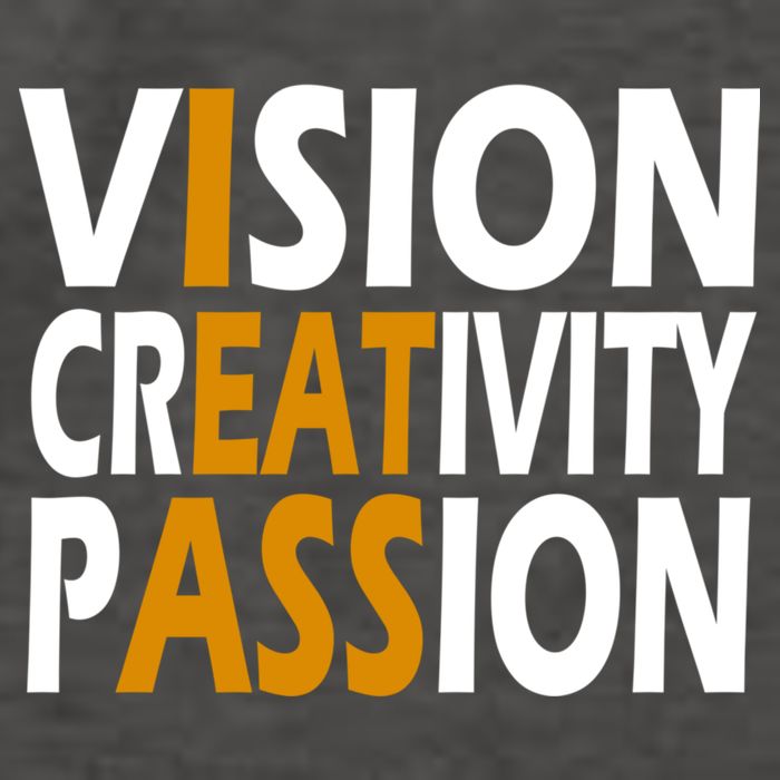 Vision Creativity Passion Funny Humor Vector Backpack