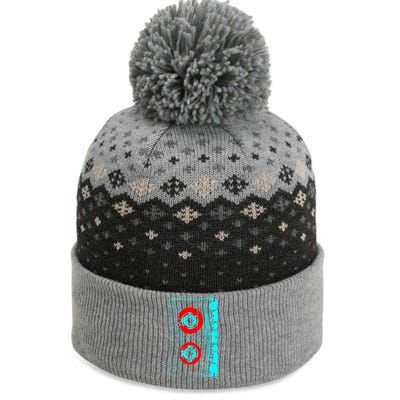 Vintage Cassette Pop Art Style The Baniff Cuffed Pom Beanie