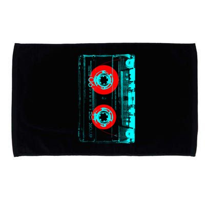 Vintage Cassette Pop Art Style Microfiber Hand Towel