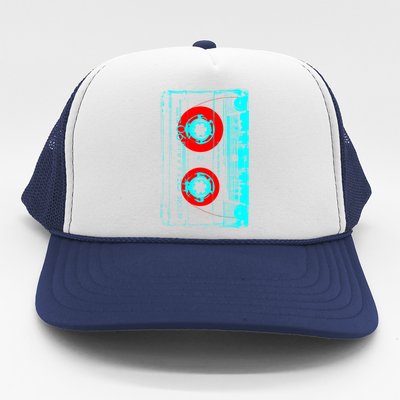 Vintage Cassette Pop Art Style Trucker Hat