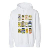 Vintage Canned Pickles Lover Funny Trendy Women Clothing Swea Garment-Dyed Fleece Hoodie