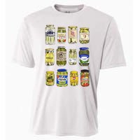 Vintage Canned Pickles Lover Funny Trendy Women Clothing Swea Cooling Performance Crew T-Shirt