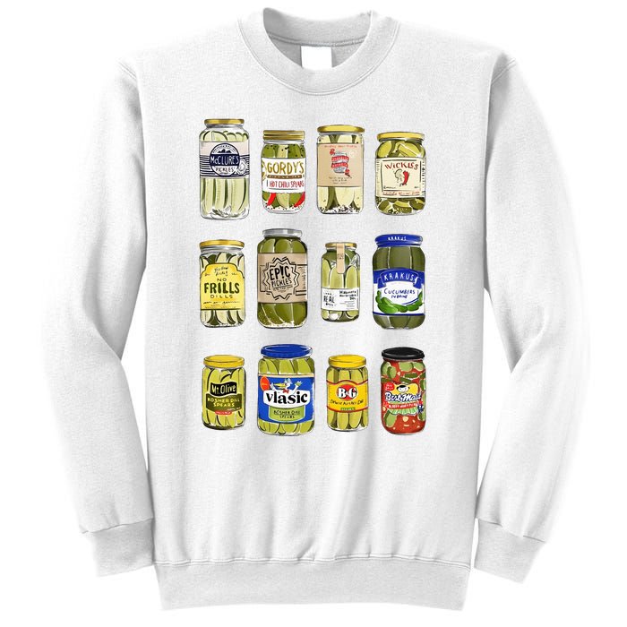 Vintage Canned Pickles Lover Funny Trendy Women Clothing Swea Sweatshirt