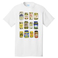 Vintage Canned Pickles Lover Funny Trendy Women Clothing Swea Tall T-Shirt