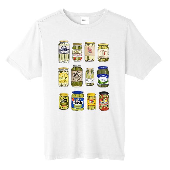 Vintage Canned Pickles Lover Funny Trendy Women Clothing Swea Tall Fusion ChromaSoft Performance T-Shirt