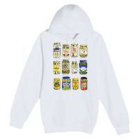 Vintage Canned Pickles Lover Funny Trendy Women Clothing Swea Premium Pullover Hoodie