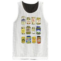 Vintage Canned Pickles Lover Funny Trendy Women Clothing Swea Mesh Reversible Basketball Jersey Tank