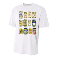 Vintage Canned Pickles Lover Funny Trendy Women Clothing Swea Performance Sprint T-Shirt