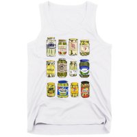 Vintage Canned Pickles Lover Funny Trendy Women Clothing Swea Tank Top