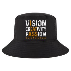 Vision Creativity Passion Cool Comfort Performance Bucket Hat