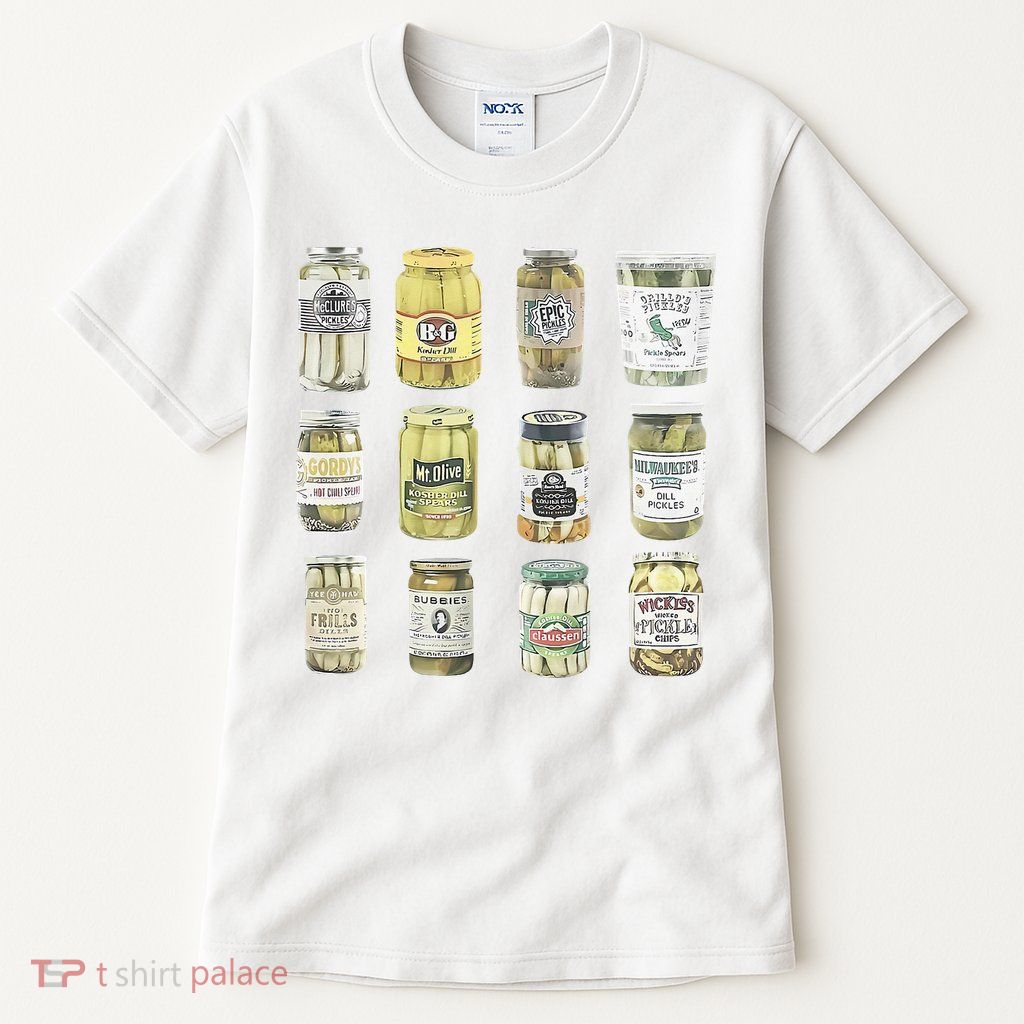 Vintage Canned Pickles Homemade Dill Pickles Tall T-Shirt